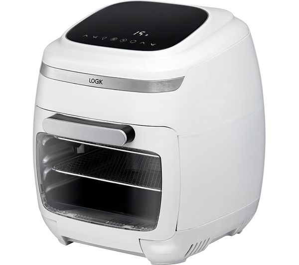 LOGIK L11AOW23 Air Fryer, 11L Capacity - White - GOOD REFURBISHED - MISSING ROTARY ATTACHMENTS - Rebx.co.uk