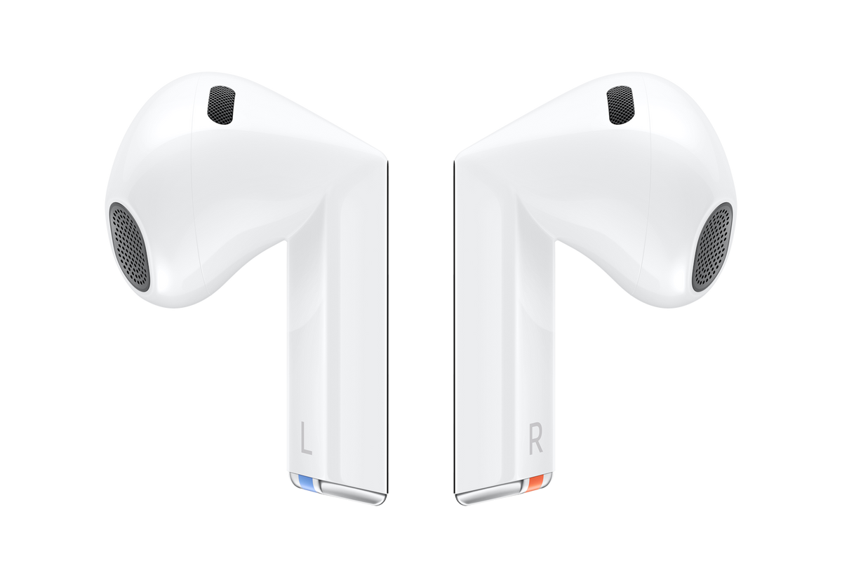 Samsung Galaxy Buds3 Wireless Bluetooth Noise Cancelling Earbuds - White - view 3