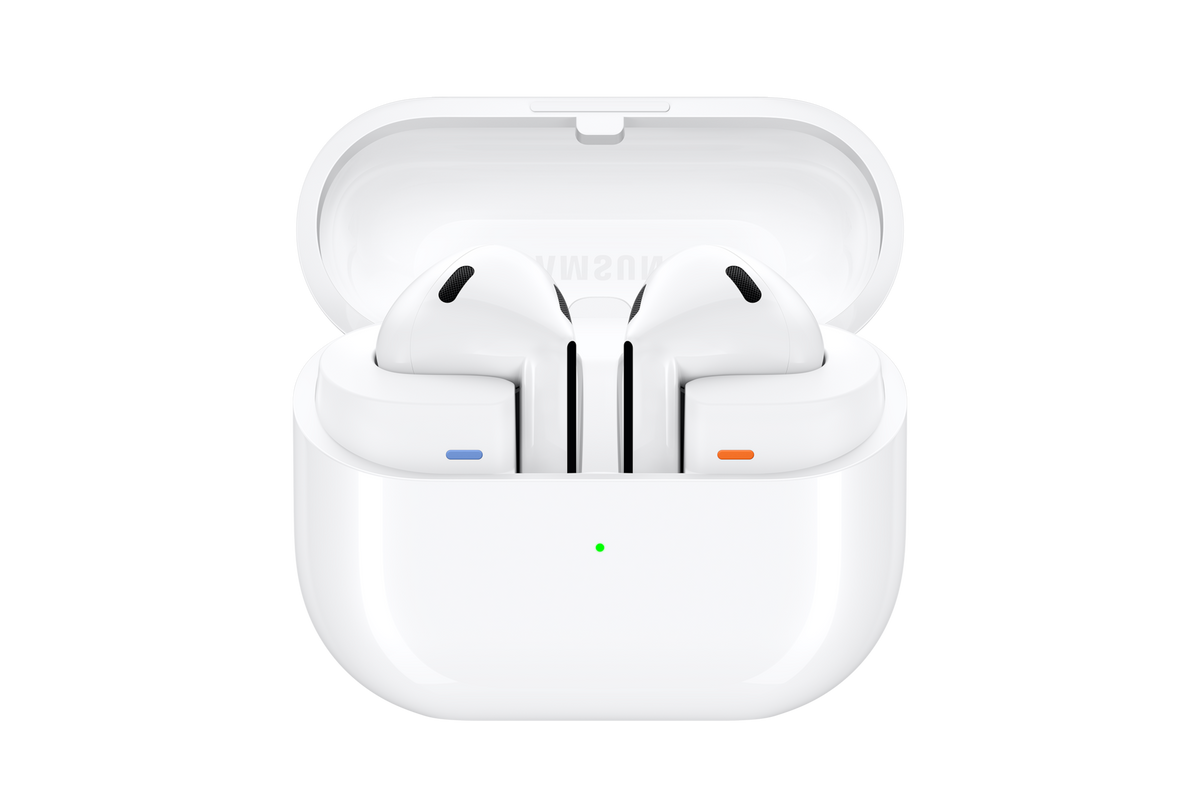 Samsung Galaxy Buds3 Wireless Bluetooth Noise Cancelling Earbuds - White - view 6