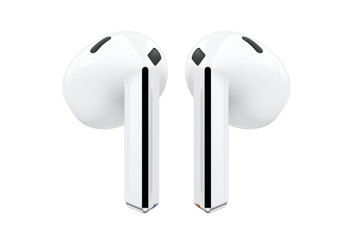 Samsung Galaxy Buds3 Wireless Bluetooth Noise Cancelling Earbuds - White - view 1
