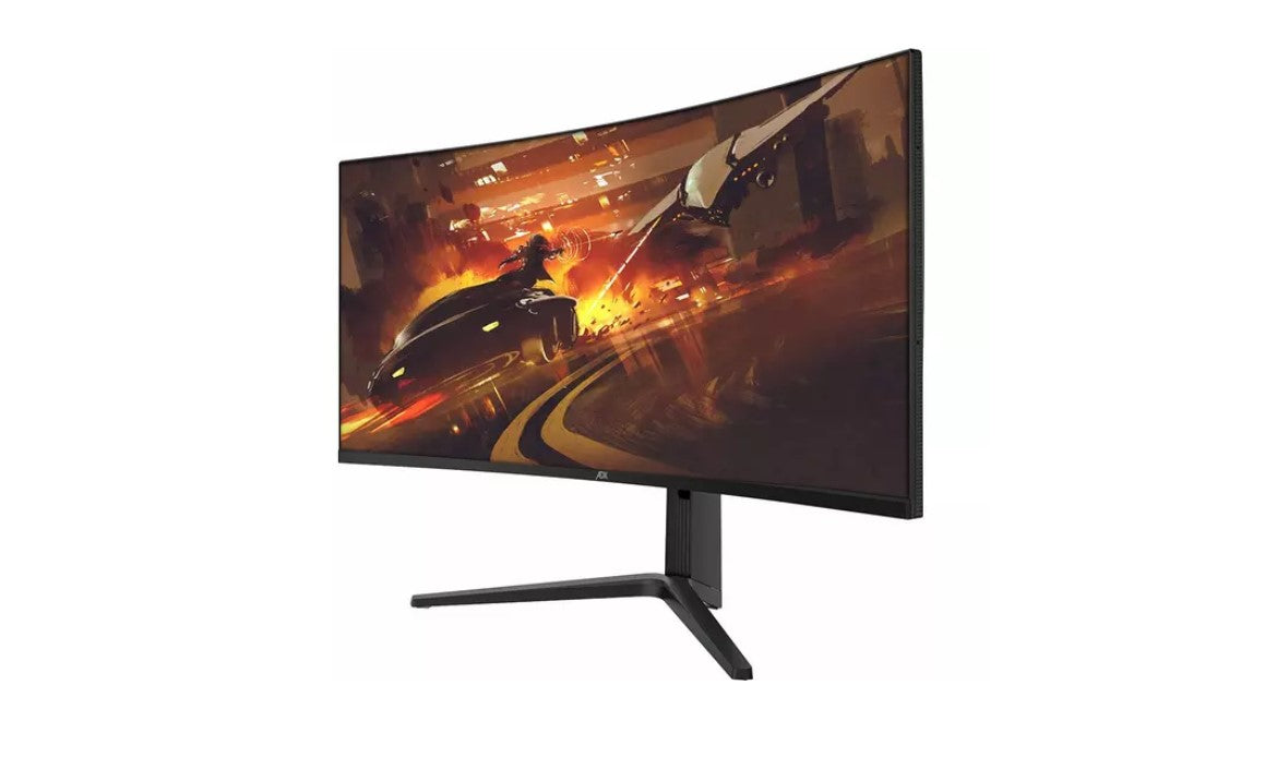 ADX A34GSR23 Wide Quad HD 34” Curved LCD Gaming Monitor - Black - GOOD REFURB **SEE NOTES** - Rebx.co.uk