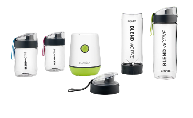 Breville Blend Active Personal Blender & Smoothie Maker, White & Green