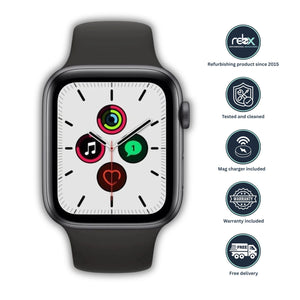 Apple Watch SE 1st Gen (GPS, 44mm) Space Grey Case + Midnight Sport Band
