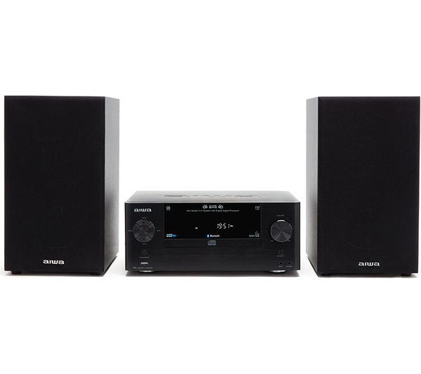 AIWA MSBTU-500 Bluetooth Mini Hi-Fi System - Black