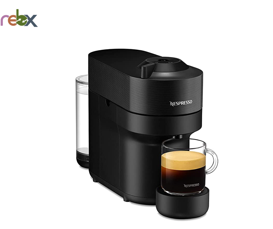 Nespresso Coffee Machine Vertuo Pop 11729 by Magimix, Liquorice Black,