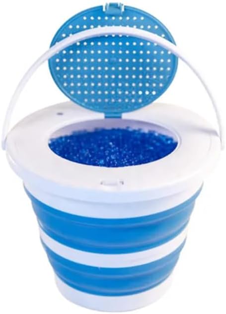 Gel Blaster Gellet Collapsible Depot Blaster with Blue Water Bead Ammo Bucket