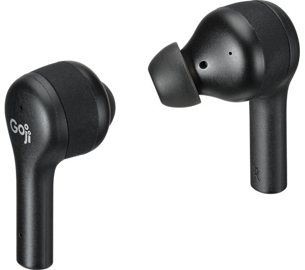 GOJI GTCNCTW22 Wireless Bluetooth Noise-Cancelling Earbuds - Black **SEE NOTES** - Rebx.co.uk