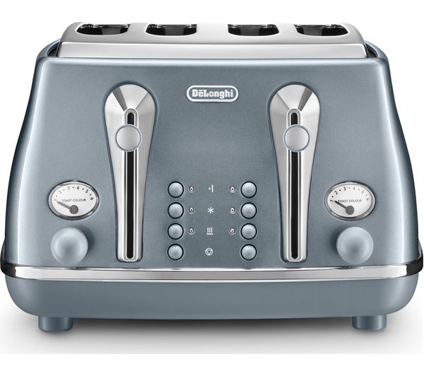 Icona Metallics CTOT4003.AZ 4-Slice Toaster - Blue