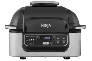 Foodi AG301UK 5-in-1 Health Grill & Air Fryer - Black & Brushed Steel