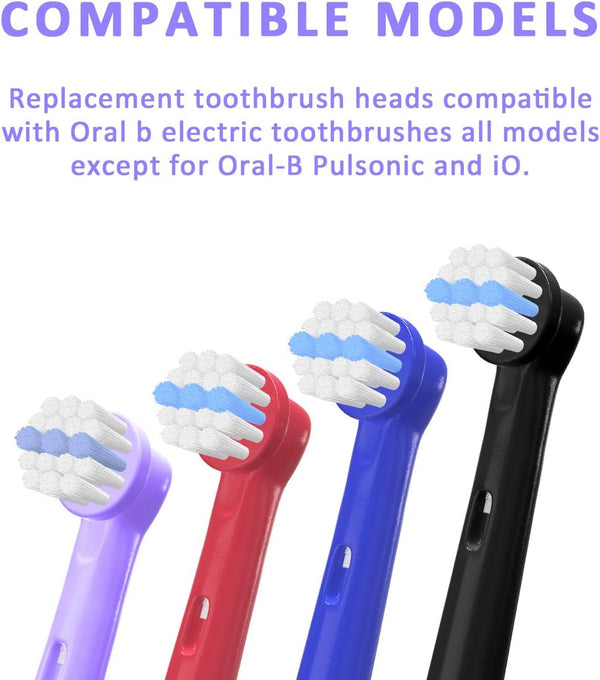 YanBan 8x Replacement Toothbrush Heads for Oral-B Braun Electric Toothbrush