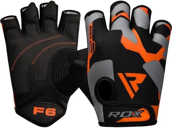 RDX Sports Women's Weight Lifting Gym Gloves - Enhanced Grip and Support for Strength Training Large - Rebx.co.uk