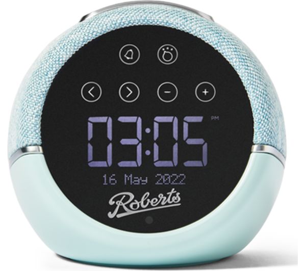 Roberts Zen FM Clock Radio - Duck Egg