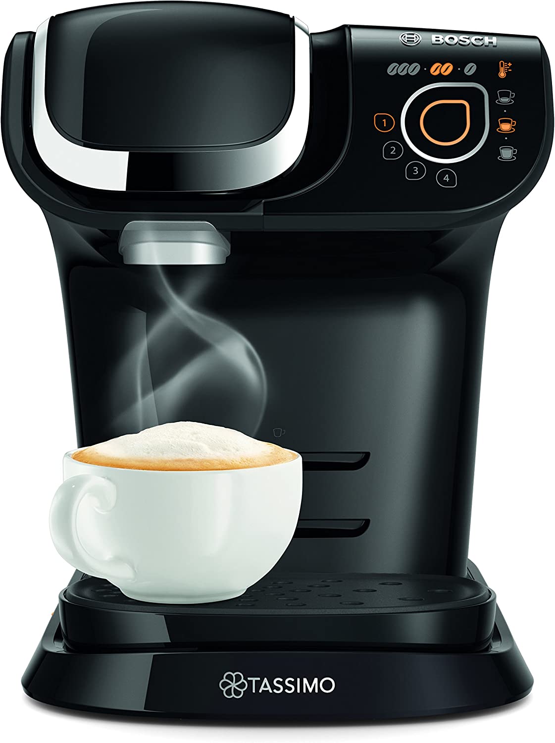 Bosch Tassimo My Way TAS6002GB Coffee Machine, 1500 W, Black - **SEE NOTES**