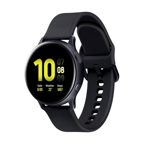 Samsung Galaxy Watch Active2 (Bluetooth,44mm) Black Aluminium Case + Black Strap