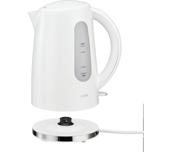 Logik L17PKWS21 Jug Kettle - 1.7 litres, 3000 W, Overheat protection - OPEN BOX - Rebx.co.uk