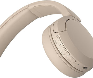 SONY WH-CH520C Wireless Bluetooth Headphones - Beige