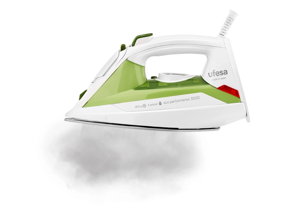 Ufesa PV3500 ECO Steam-dry iron 3000 W Green, Whiten **EU PLUG** - New