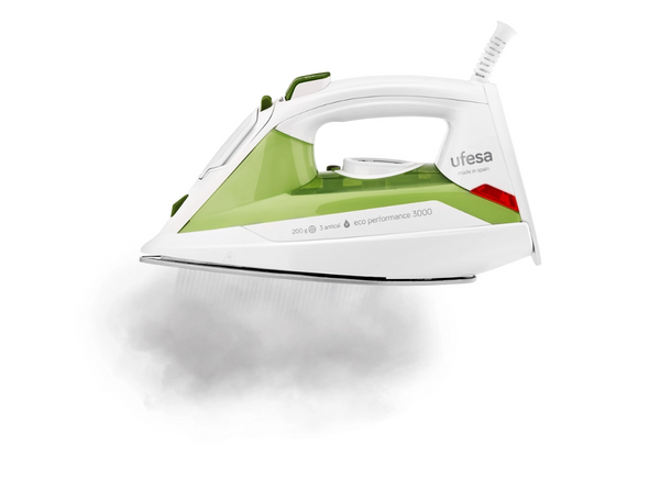 Ufesa PV3500 ECO Steam-dry iron 3000 W Green, Whiten **EU PLUG** - New - Rebx.co.uk