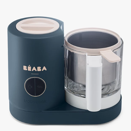 Beaba Babycook Neo 4-in-1 Food Steamer Blender, Stainless Steel,  1250ml, Navy