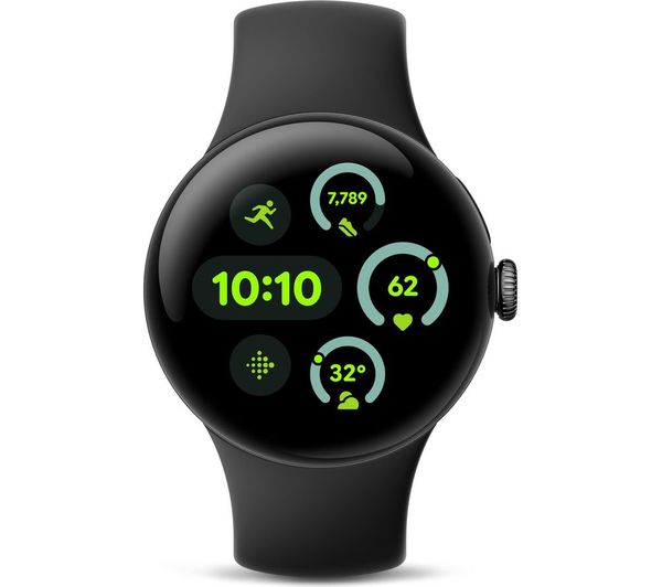 Google Pixel Watch 3 WiFi - Black, Obsidian Band, 41 mm GG3HH